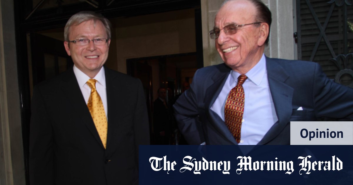 Kevin Rudd Vs Rupert Murdoch Once A Cheerleader Now A Detractor