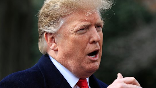 US President Donald Trump spent the weekend at his Florida retreat playing golf and maintaining an unusual Twitter silence.