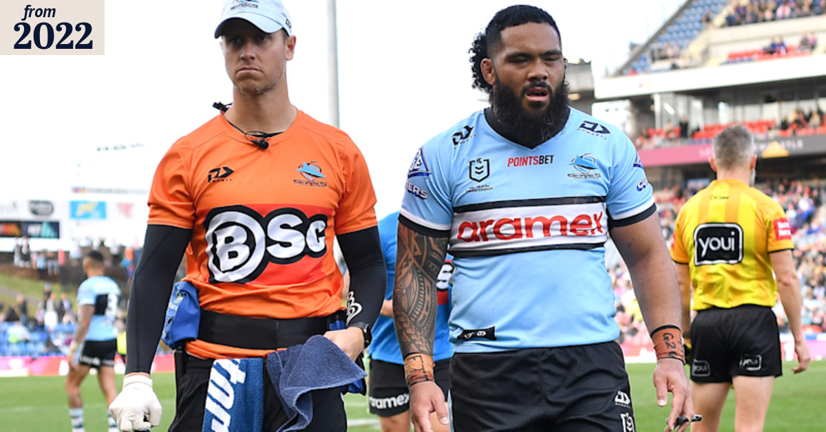 NRL finals 2022: Siosifa Talakai ruled out of Cronulla Sharks-South ...
