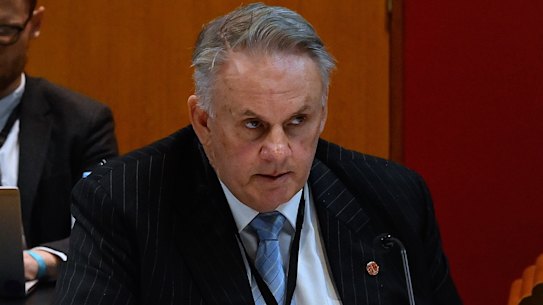 Mark Latham in NSW Parliament last month.