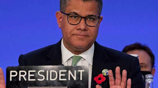 COP26 President Alok Sharma: “I apologise for the way this process has unfolded, and I am deeply sorry.” 