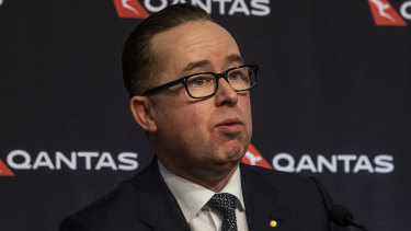 Qantas boss Alan Joyce said in an interview on Monday night that he would require vaccines for all passengers on his international flights.