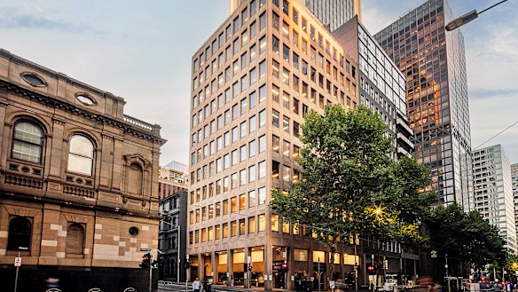 An image of the Douglas Menzies Chambers at 180 William Street.