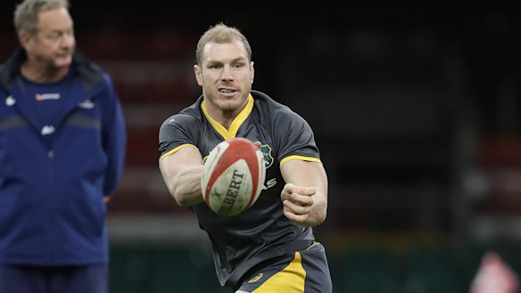 Ruled out: David Pocock will not play against England despite earlier being named in the side.