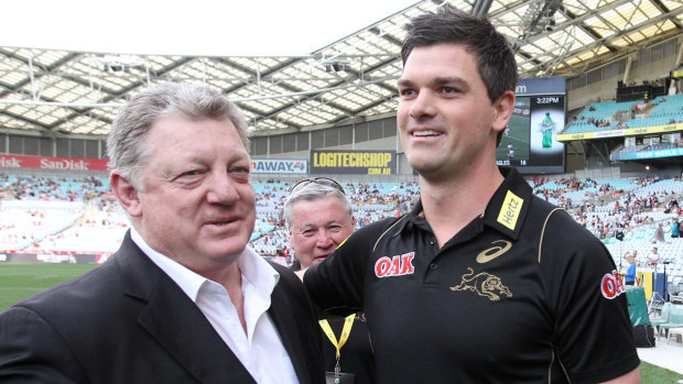 Cameron Ciraldo and Phil Gould when they were both at the Panthers.