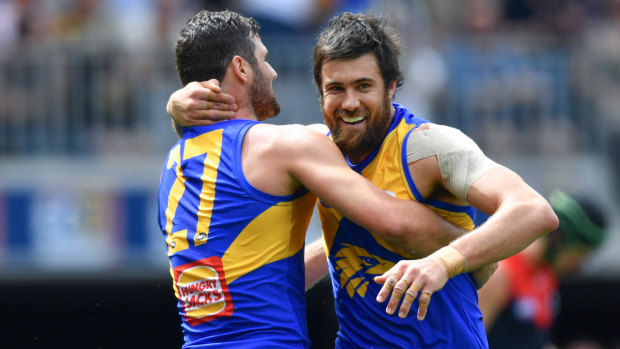Eagles spearhead Josh Kennedy was a constant threat in attack.