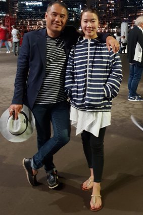 Danny Lee and his wife May were a part of the group and spent the evening walking around Sydney after missing their harbour cruise ferry.