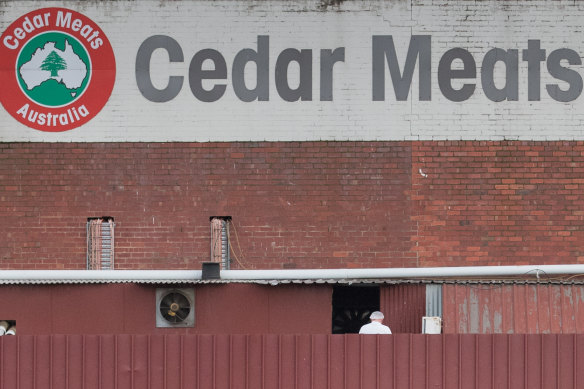 Melbourne's Cedar Meats abattoir has been linked to a cluster of infections in Victoria.