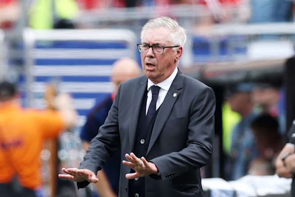 Brazil manager Carlo Ancelotti