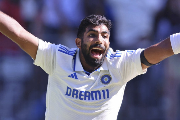 Jasprit Bumrah’s eight wickets in Perth earned him man-of-the-match honours.