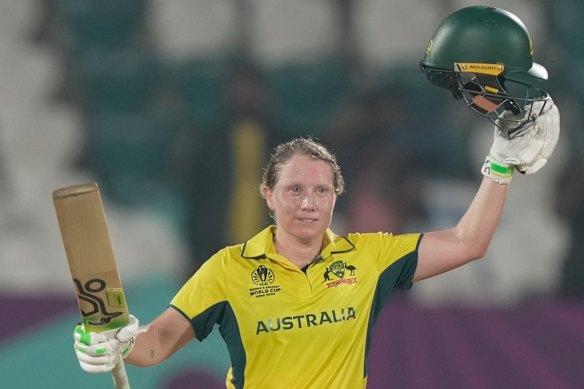 Australian women’s captain Alyssa Healy.