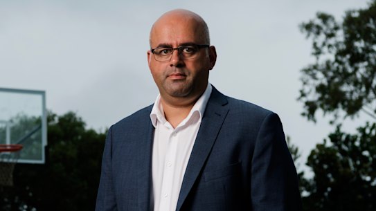 Canterbury-Bankstown mayor Khal Asfour at Northcote Park in Greenacre