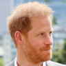 Prince Harry with Dominic Reid OBE, the CEO of the Invictus Games Foundation on Wednesday.