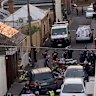 Police swarmed to the area near Park and Dow streets in South Melbourne late on Saturday.