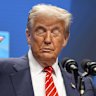 President Donald Trump during the NATO summit.