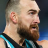 Charlie Dixon is one of seven outs for Port Adelaide.