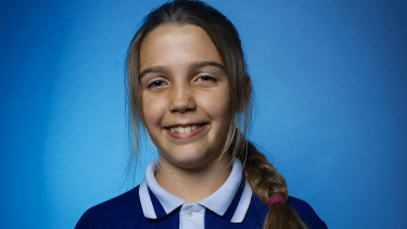 Lucie Atkin-Bolton, an 11-year-old student and school captain at Forest Lodge Public School, wants an end to 'coal-sourced energy', and is willing to go on strike for it.