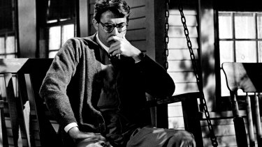 Gregory Peck as Atticus Finch in a scene from To Kill A Mockingbird.