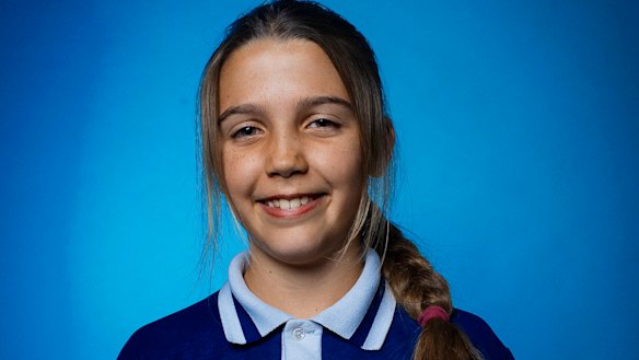 Lucie Atkin-Bolton, an 11-year-old student and school captain at Forest Lodge Public School, wants an end to 'coal-sourced energy', and is willing to go on strike for it.