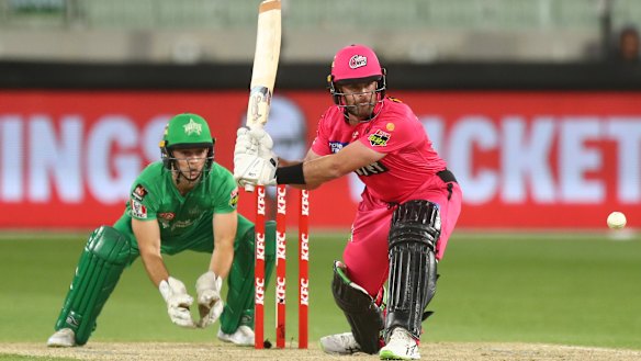 Dan Christian steering the Sixers home at the MCG.