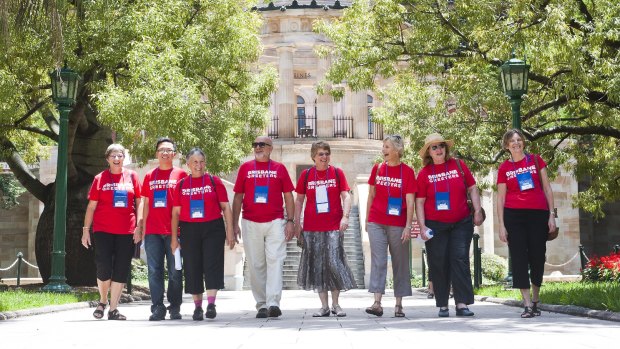 The Brisbane Greeters program, in which volunteers provide tours of the city, is set to be scrapped.