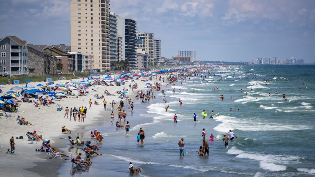 Cabanas were banned from Myrtle Beach in South Carolina in 2014 because they took up too much space and hindered lifeguards.