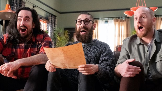 Zachary Ruane, Mark Samual Bonanno and Broden Kelly are responsible for the inspired silliness of Aunty Donna.