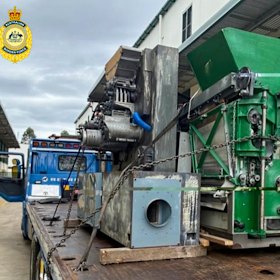 Industrial-grade cigarette machine seized by Australian Border Force in January 2026.