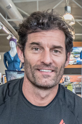 Queanbeyan racer Mark Webber, whose professional career began with the Canberra Kart Racing Club