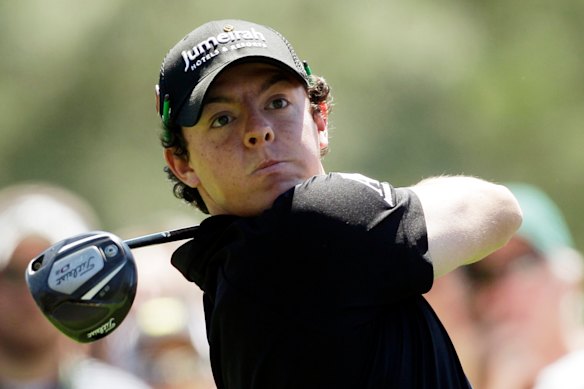 A young Rory McIlroy in 2011.