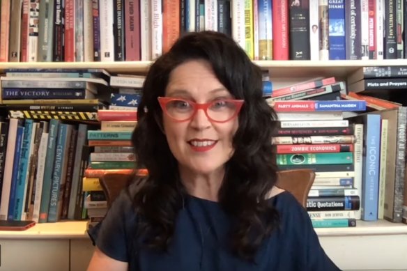 Annabel Crabb says working from home has not shifted the balance of domestic labour. 