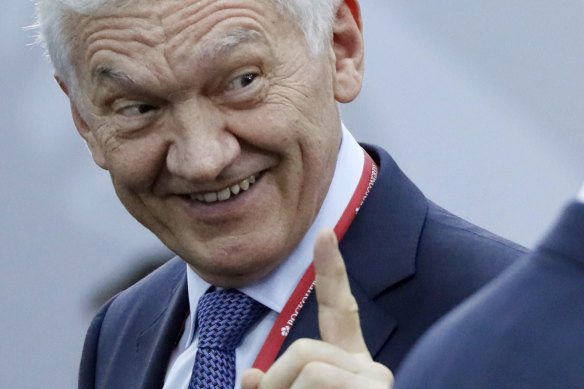 Gennady Timchenko is among the Russian individuals facing sanctions from Britain.