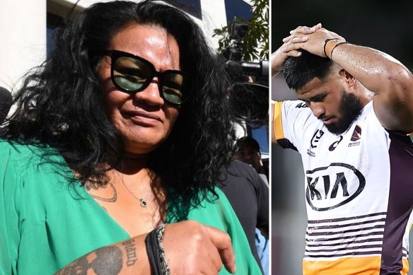 Uiatu “Joan” Taufua is the mother of Brisbane Broncos and NSW State of Origin star player Payne Haas.
