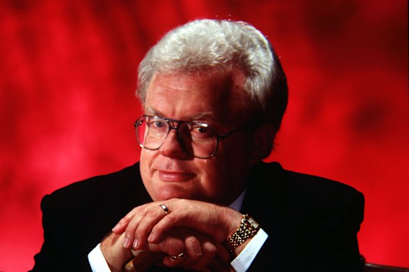 Former Labor senator Graham Richardson in a promotional photograph in 1996.