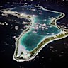 An aerial view of Diego Garcia.