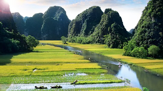 Ninh Binh is often described as “Ha Long Bay on land”.