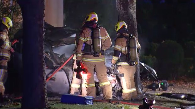 Two 20-year-olds dead after car crashes into tree in Toorak