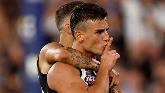 Nick Daicos has starred for the Pies.