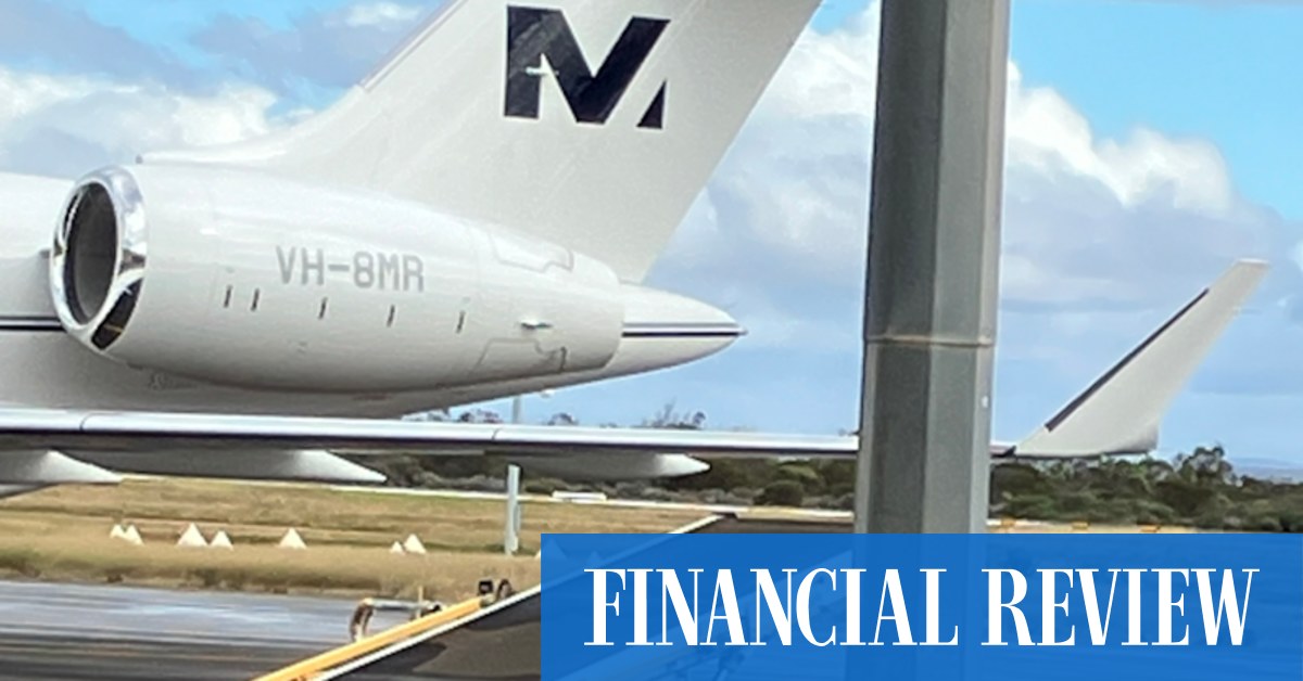 afr.com - Simon Evans - Coal billionaire takes private jet to Whyalla for steel talks