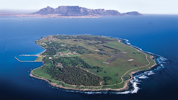 Former prisoners are now tour guides on Robben Island.