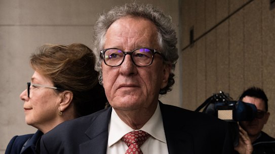 Australian actor Geoffrey Rush 