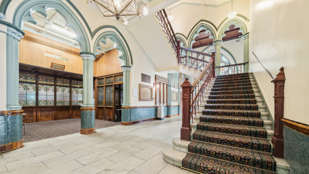 The interior of the Assembly Hall. 