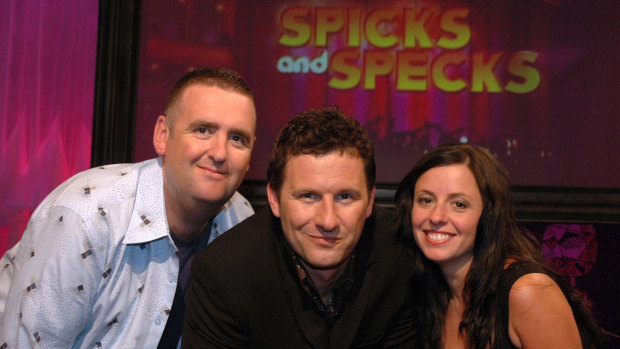 Alan, Adam and Myf in <i>Spicks and Specks</i>′ early days.