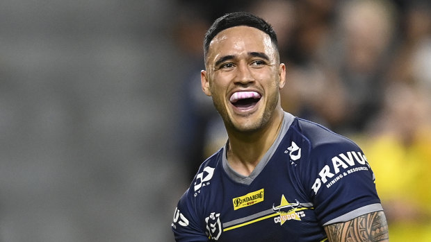 Valentine Holmes will return to PointsBet Stadium for the first time as a Cowboy.