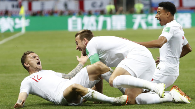 Progress: England were widely praised for their performances in Russia.