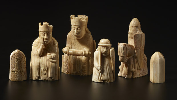 Some of the legendary Lewis Chessmen.