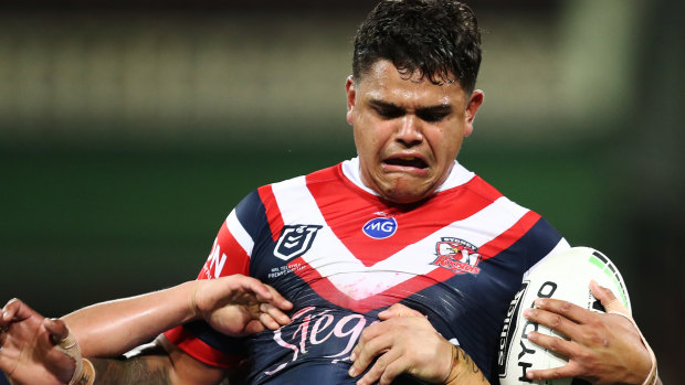 Raring to go: Latrell Mitchell has been the subject of a lot of speculation but Friday night looms as a chance to do his talking on the field.