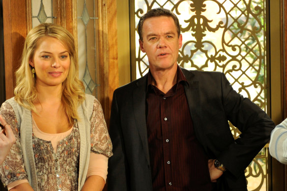 Margot Robbie has had some famous co-stars, but none more so than Stefan Dennis.