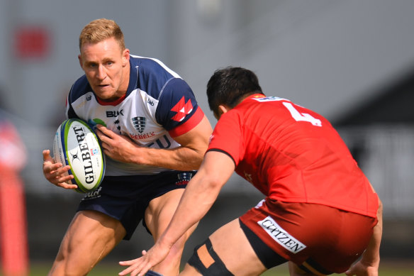 Reece Hodge is keen to get more involved when the Rebels host the Waratahs on Friday.