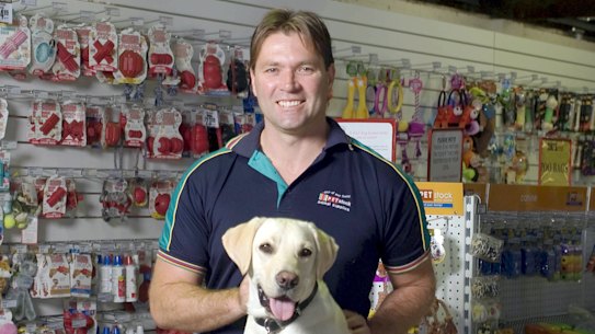 Shane Young (pictured in 2010) founded PETstock with his brother more than 30 years ago.